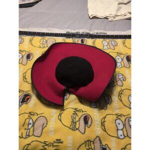 JODY G for SYLVIA of St. Louis USA Vintage Bollman Red Black Church Hat Women's